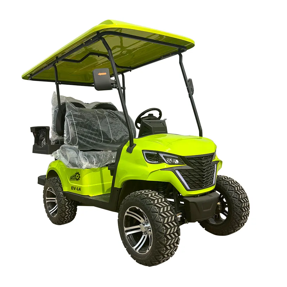Free Shipping Club Golf Cart Lifted 4+2 Passenger Golf Cart with Extended Bass Sound  Outdoor 4+2 seat for Sale