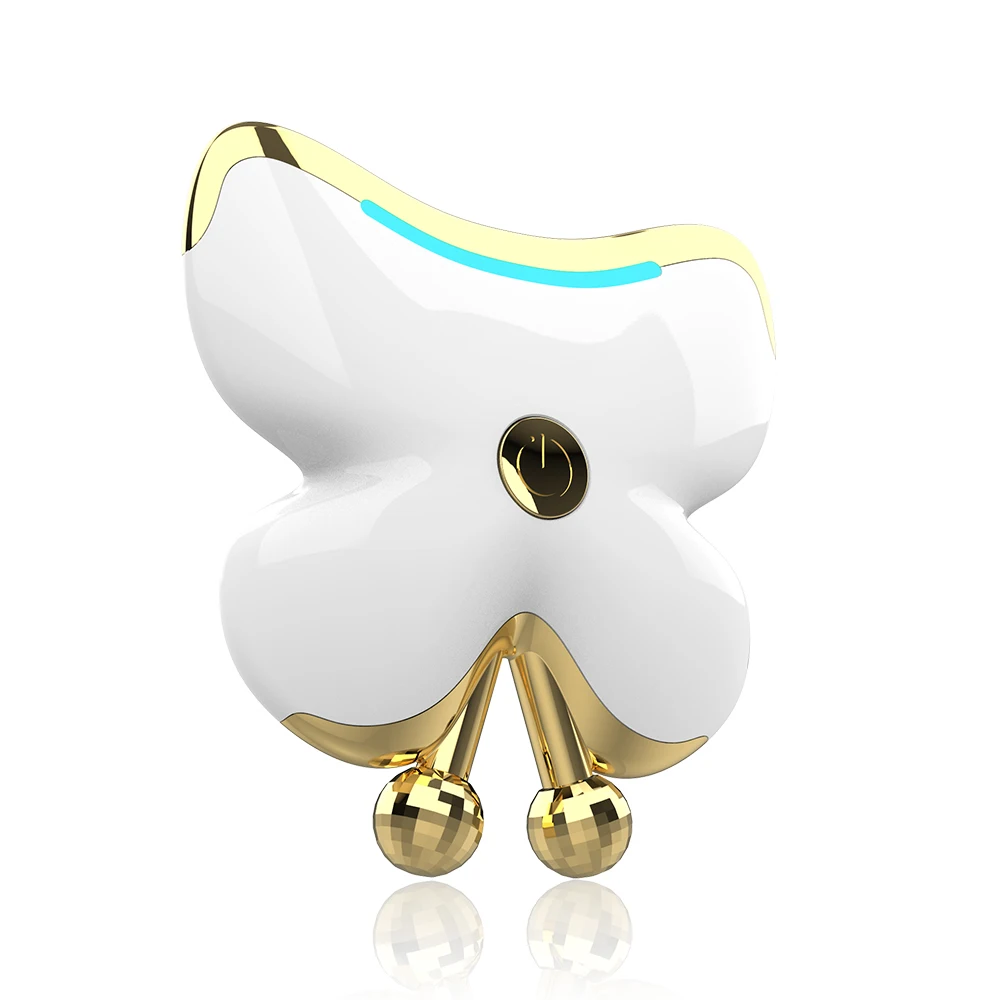 Портативный Аппарат для похудения лица, электрический массажный продукт для красоты лица, инструмент для соскабливания гуаша