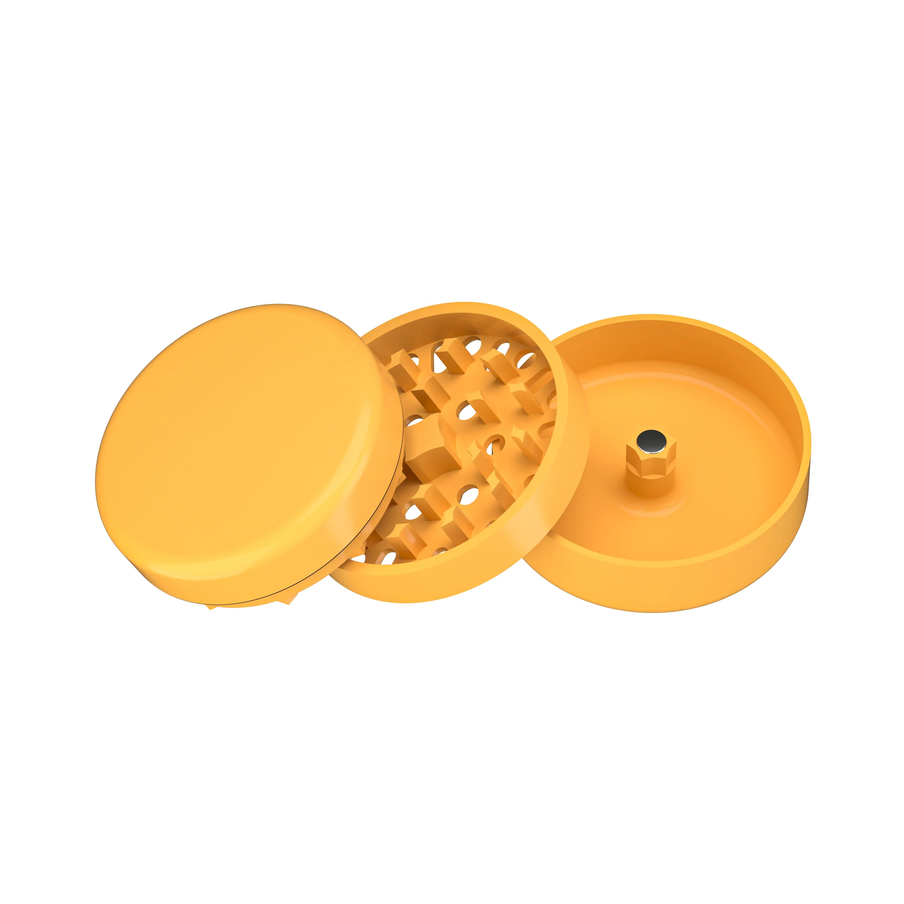 VA Unique Ceramic Herb Grinder Premium 3 Parts Tobacco Machine Wholesale Metal Smoking Accessories Custom Ceramic Herb Grinder