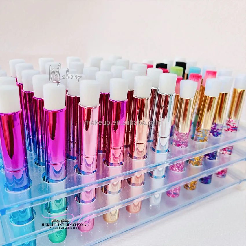 Oem Blackhead Nose Washing Cleaning Makeup Brush Lashes White Eyelash Extension Cleansing Brushes