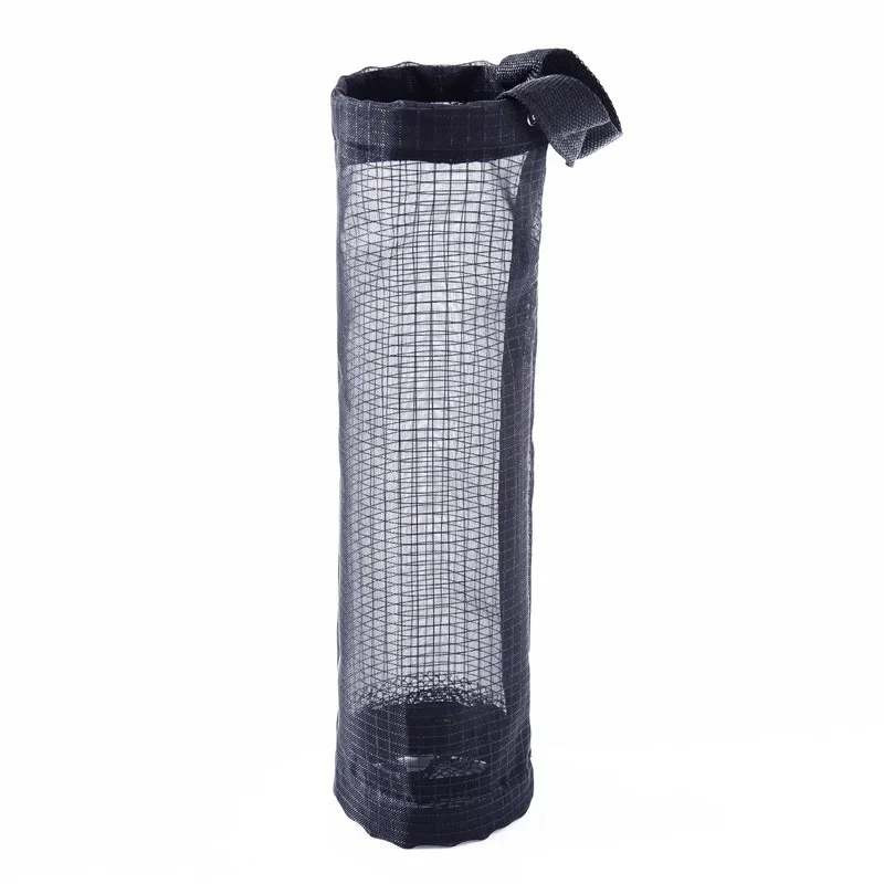 Kitchen Rubbish Bags Dispenser Hanging Mesh Folding Garbage Bags Organizer Trash Holder Recycling Grocery Pocket Containers