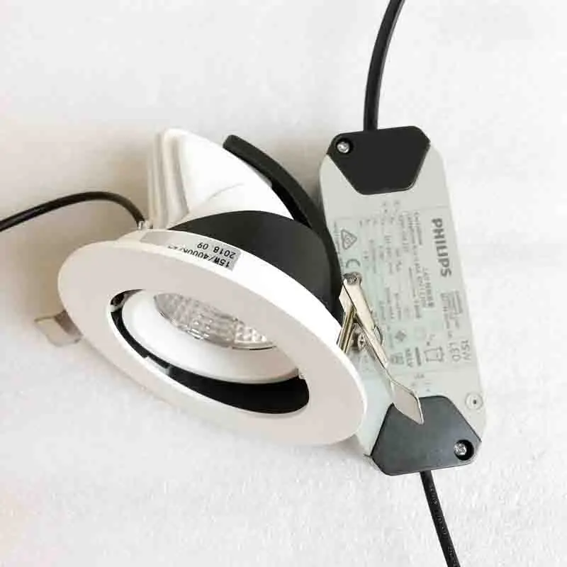 Recessed Gimbal downlight Cut size 75mm 90mm CRI90 95 3000k 4000k 6000k 3inch 12w  20W 30w COB LED downlight