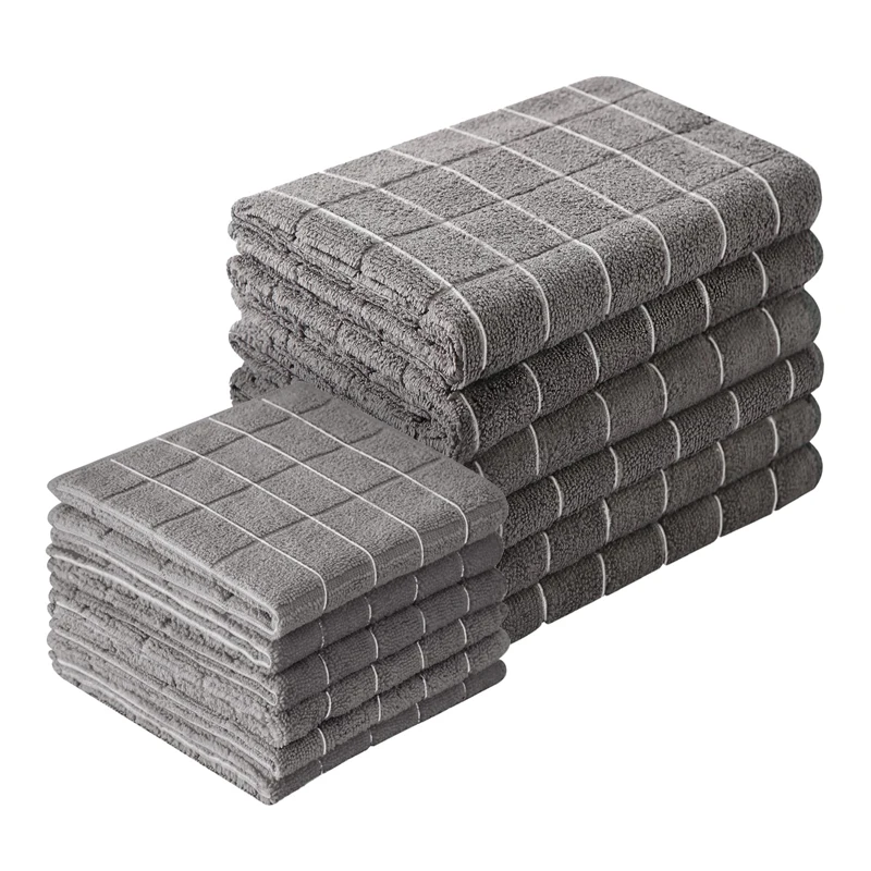 FantastiCLEAN Microfiber Kitchen Towels and Dishcloths Set Microfiber Cleaning Cloth Microfiber Towel Microfibercar Towel