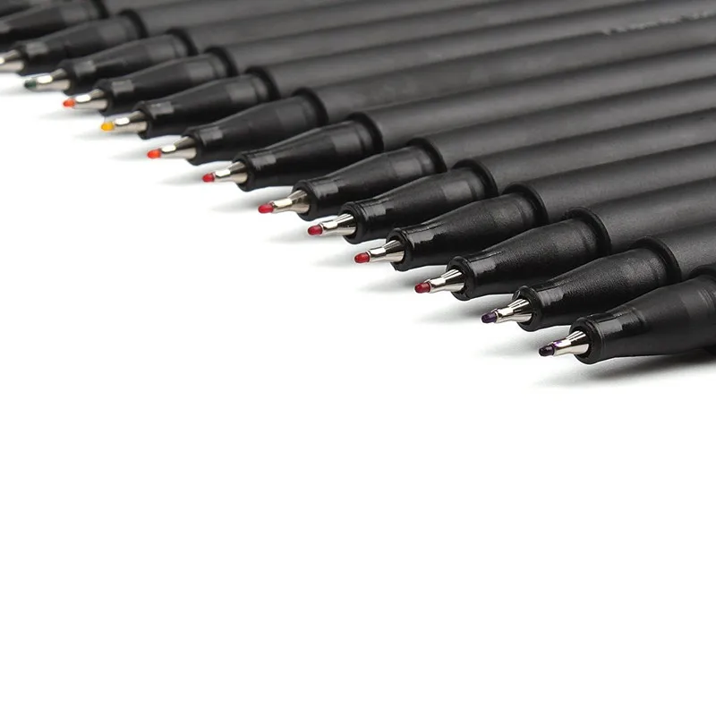 New Amazon 24-color Fine liner Color Pen Set  Hook Line Pen Porous Fine Point art Markers Pen