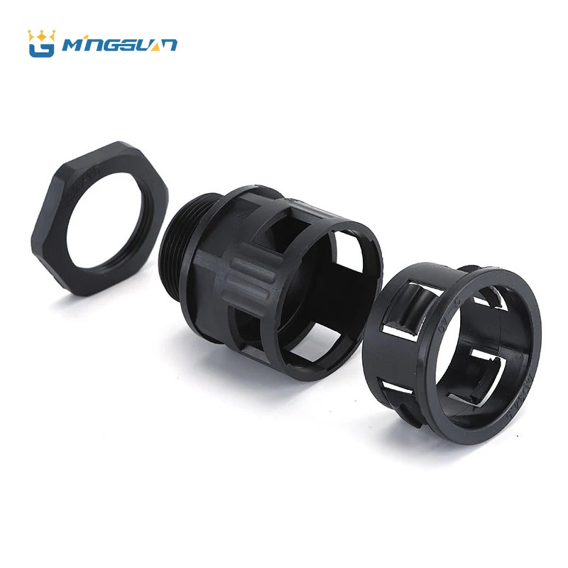 Factory Price, Wholesale, Quick Flexible Corrugated Conduit, Straight Type,Straight Connector, Pipe Fittings, AD15.8