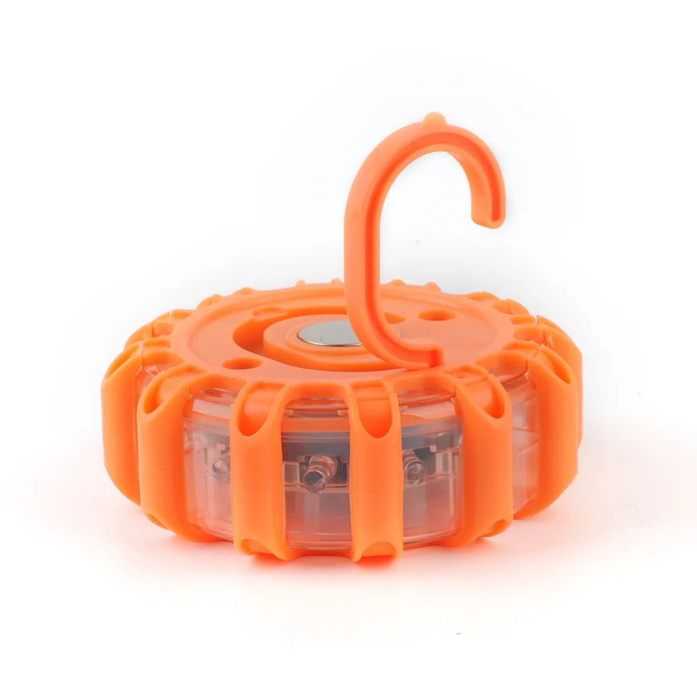 3AAA Battery Power Roadside Emergency Flashing Flares 3Pack Led Warning Traffic Strobe Light 12+3 Led Road Safety Beacon Flares