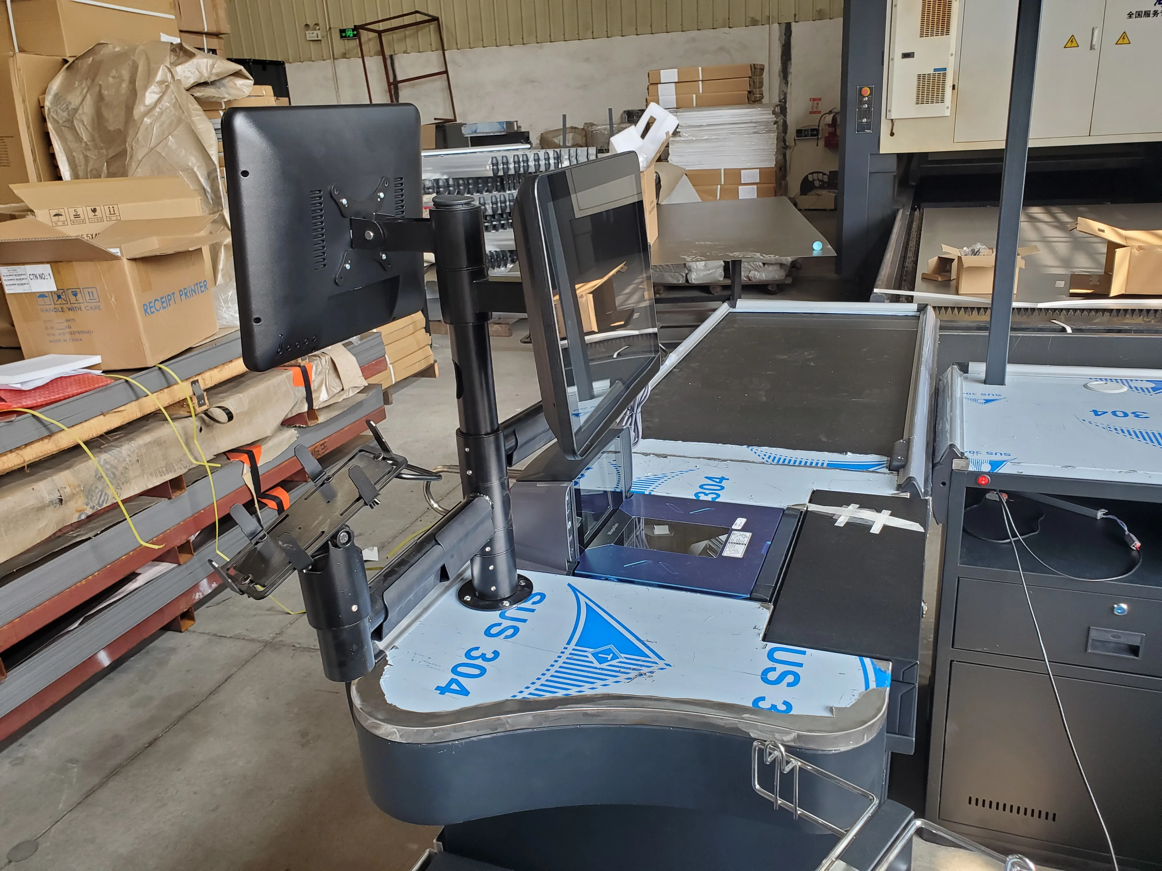 Supermarket Cashier Cash Desk Checkout Counter DATALOGIC MAGELLAN 9300I SCANNER SCALE 9400 9600 9800