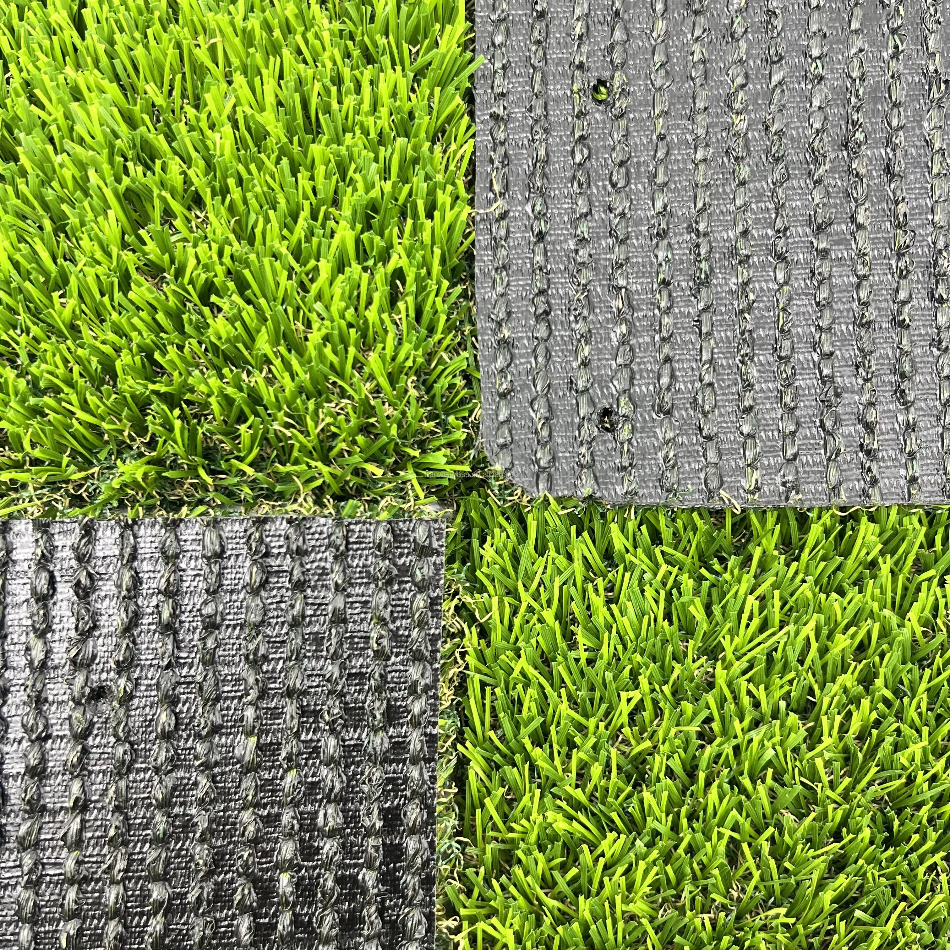 Hanwei garden landscaping Artificial Grass synthetic lawn artificial grass plastic lawn turf synthetic grass for home garden