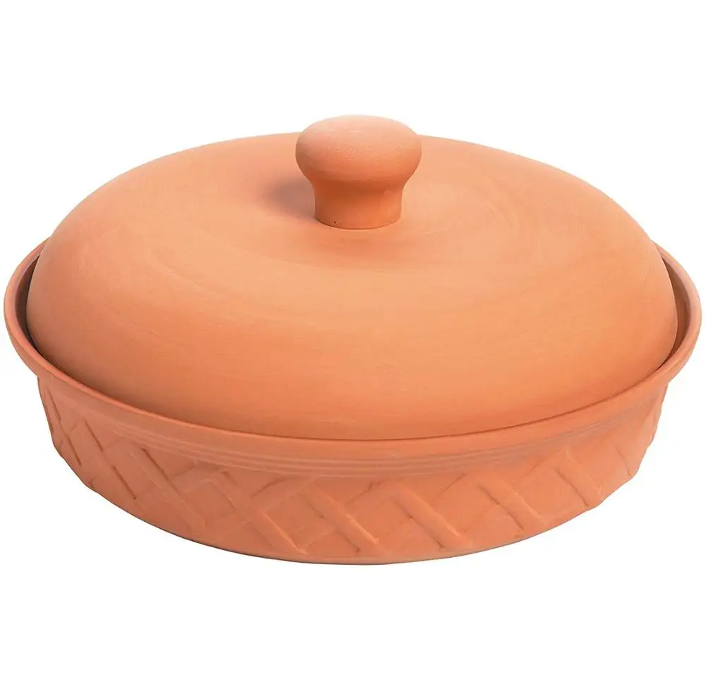
Wholesale ceramic clay terracotta cooking pots with handle and lid 