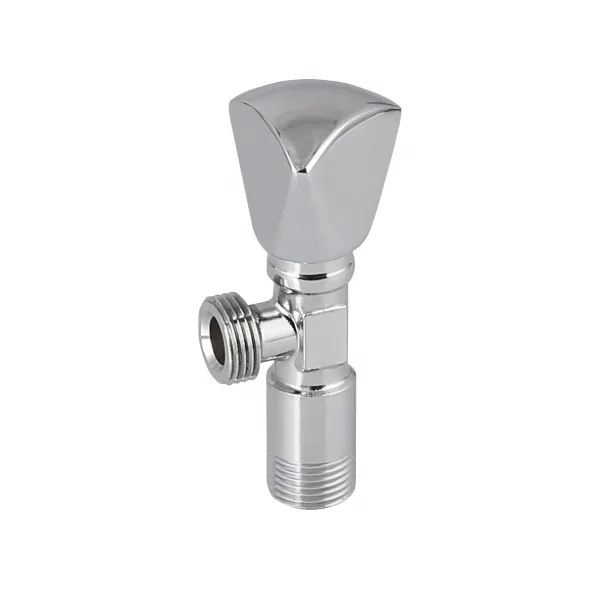 Популярный Латунный Угловой клапан 1/2 дюйма для ванной и кухни