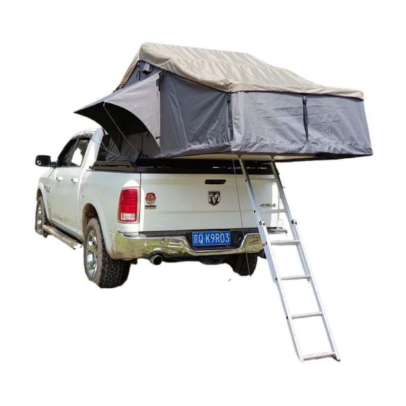 Good quality pull out portable car tents camping trailer pop up waterproof mounted rooftop 4-person pickup truck roof tent uk