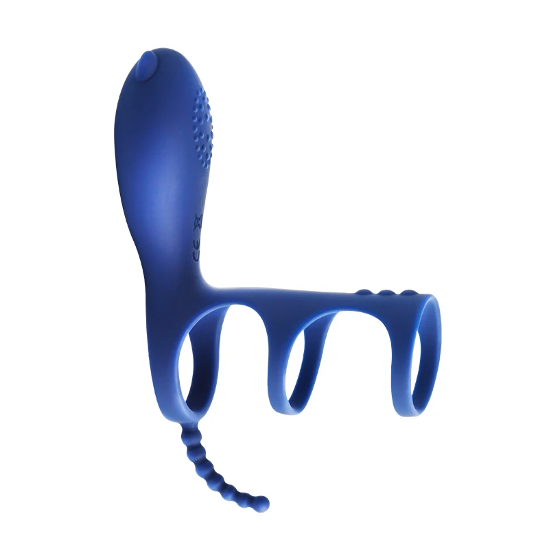 For Men Prostate Massager Dual Cock Ring Butt Plug Anal Sex Tools Black Gay Erotic Penis Adult Medical Type