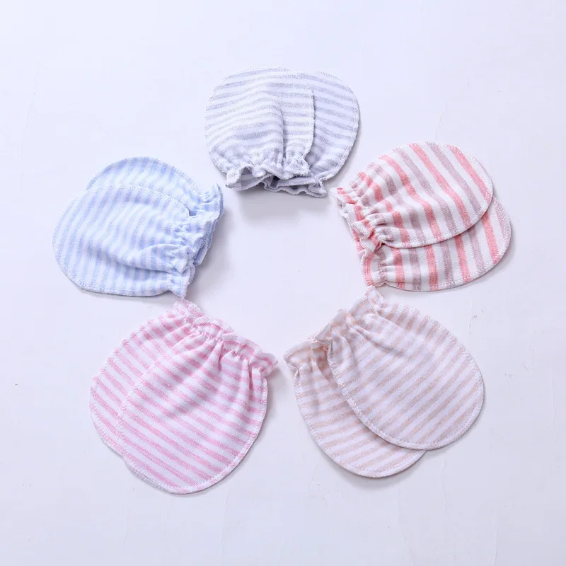 Newborn Cotton baby gloves Infant Toddler No Scratch Boys Girls Baby Mitten