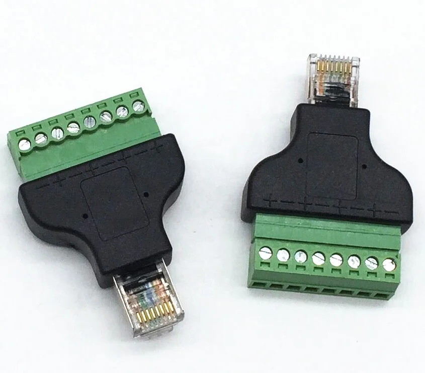 r11 rj12 6P6C Screw mount interface connector