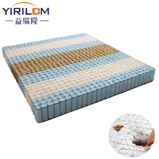 12 Inches King Queen Purple Latex Gel Memory Foam Mattress Bonnell Coil Pocket Spring