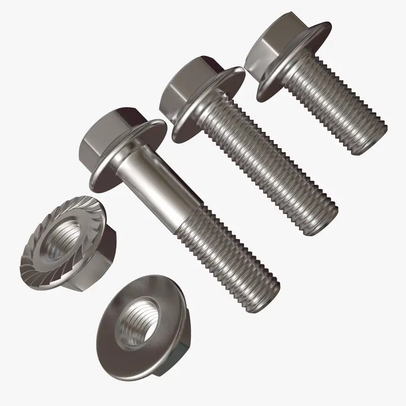 Zinc Plated  Flange Head Hex Bolts Carbon steel Fasteners imperial din933 10.9 12.9 grade 5 8 8.8 steel galvanized m5 m6 m8 m12