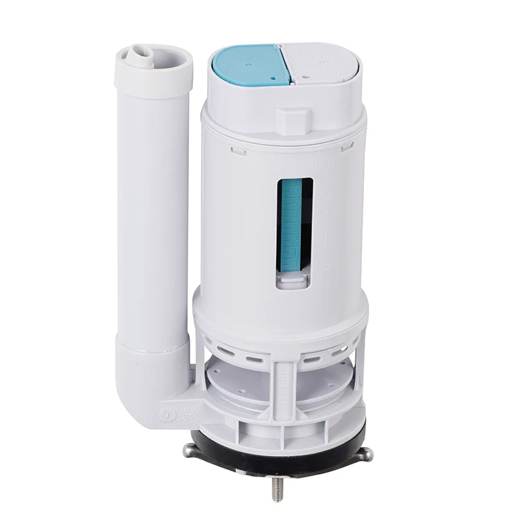 High quality toilet accessories wall hung fitting toilet dual water cistern tank plastic flush valve for bathroom
