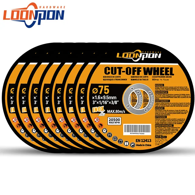 3 Inch Cut-Off Wheel Suitable for Stainless Steel and Metal Cutting Discs