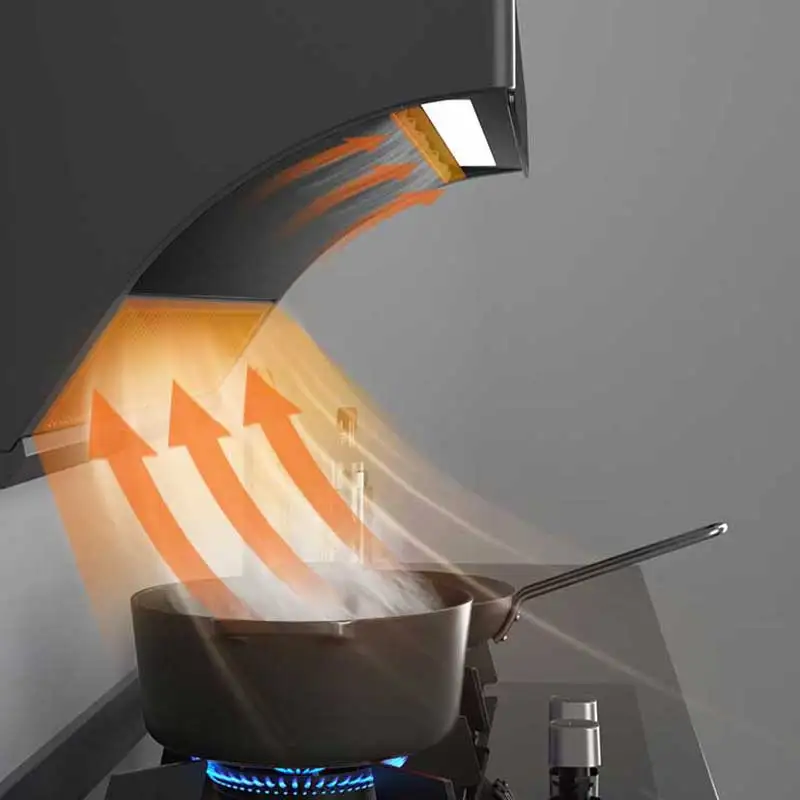 SERT Kitchen Appliance Touch Control 60 cm - 90 cm chimney hood Carbon filter Home Electric 2000m3/hr range hoods