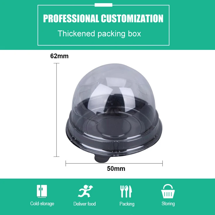 
Round Japanese Disposable Packing Takeaway Tray Fast Food Plastic Circle Platter Container Packaging Party Sushi Trays With Lid 