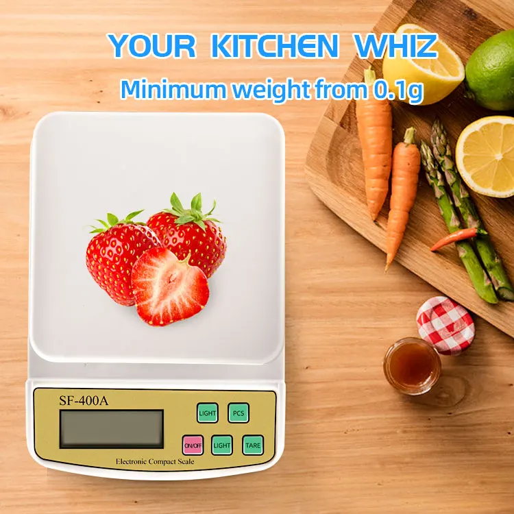 LCD Digital Plastic Kitchen Scales Good Quality Electronic Balance Kitchen Electronic Scales