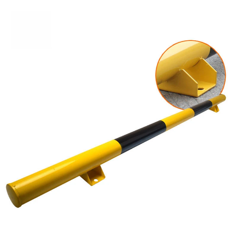 Factory Customized Metal Steel Car Parking Wheel Stopper Yellow Black Garage Parking High Performance Metal Steel Wheel Stopper