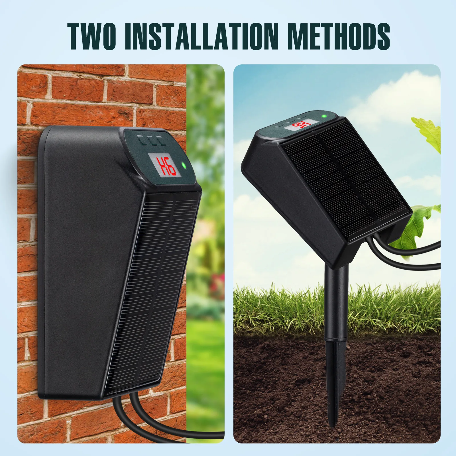 Timed Solar Automatic Home Dripping Water Infusion Device Lazy Flower Watering System Automatic Plant Waterer