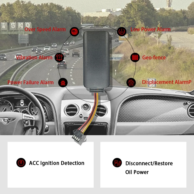 GPS трекер 4G Автомобильный устройство слежения с сим-картой (не входит в комплект) гео забор сигнализации мини реле