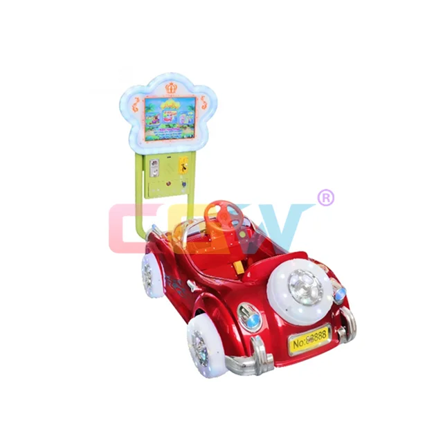 GOOD PROFIT Electronic Cartoon Kiddie Rides Car Game Machine Coin Kiddie Rides Rocking Car Game Machine