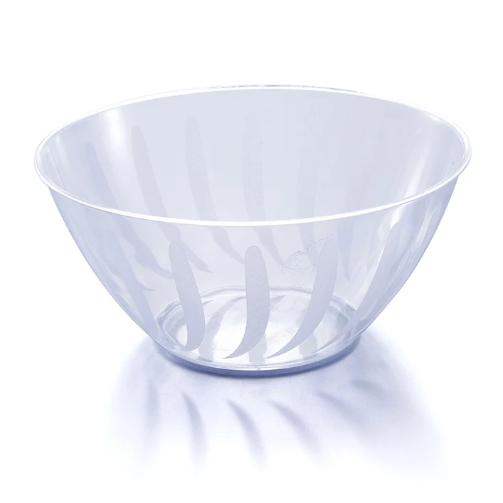 Cheap Factory Price Round Disposable Plastic Salad Bowls Plastic Kitchenware Manufacturer