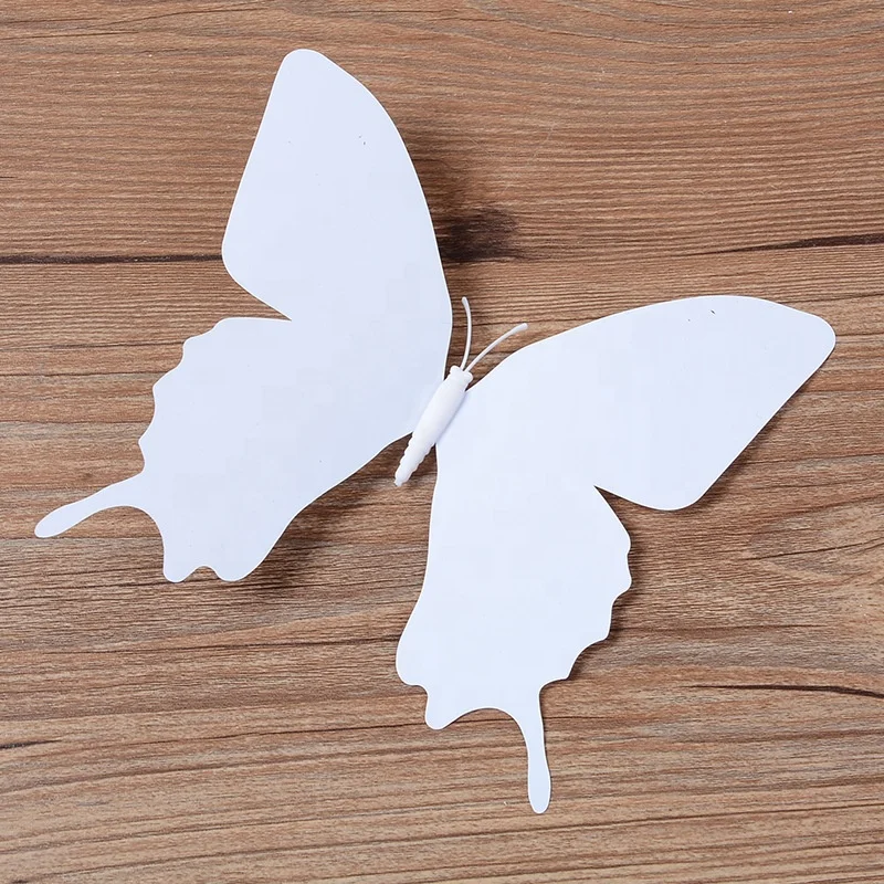 newest design artificial butterfly  For hotel hall or stage Christmas Garden Decoration 3d butterfly