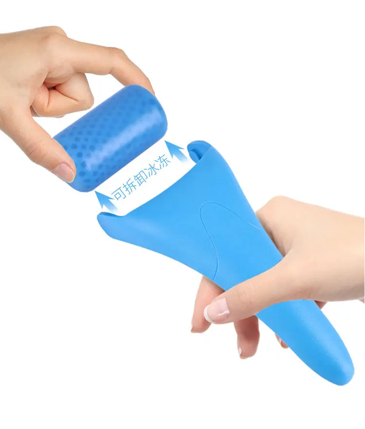 Trending Face And Body Skin Cooling Massager Derma Roller System Soothing And Sunburned Repair Ice Cool Roller For Face