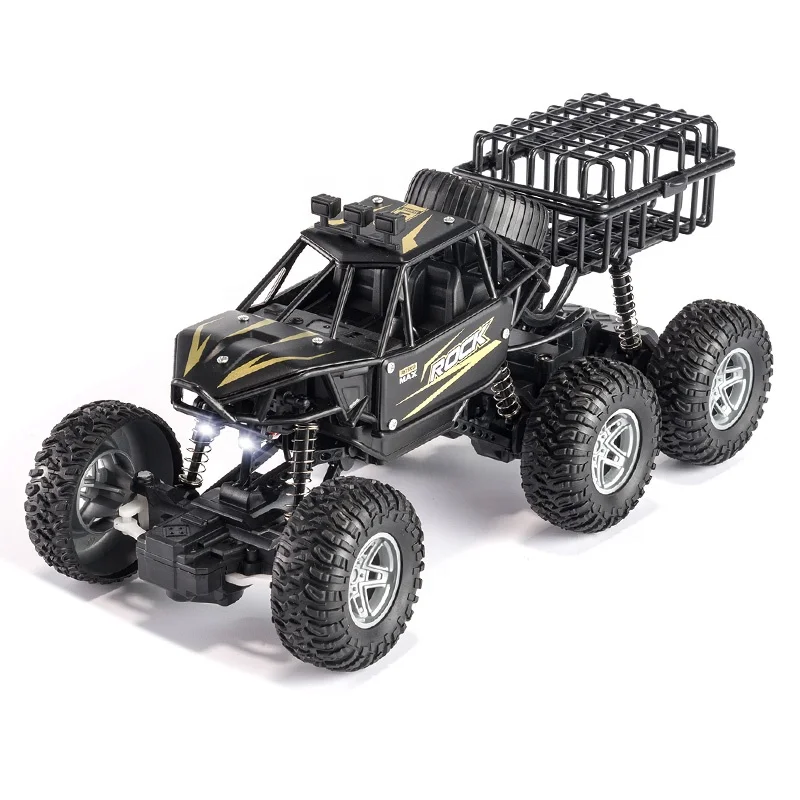 Сплав внедорожник 1/18 rc восхождение автомобиля игрушка 6 колеса управления по радио автомобиль для детей