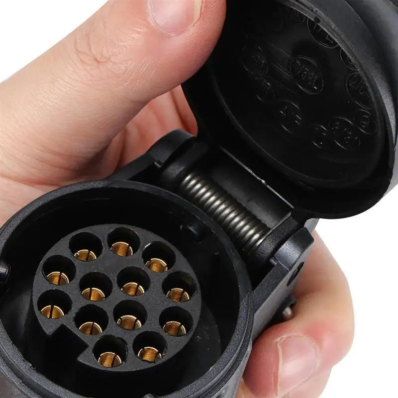 Copper wire trailer cable spring wire with 7pin 13pin  plugs