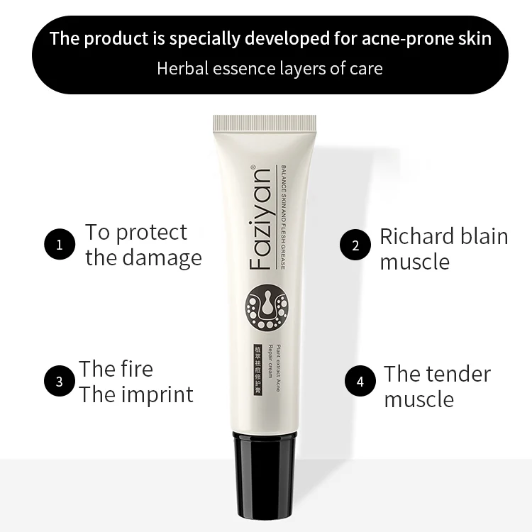 Wholesale High Quality Herbal Face Anti Acne Pimple Treatment repairing Skin Acne Face Cream
