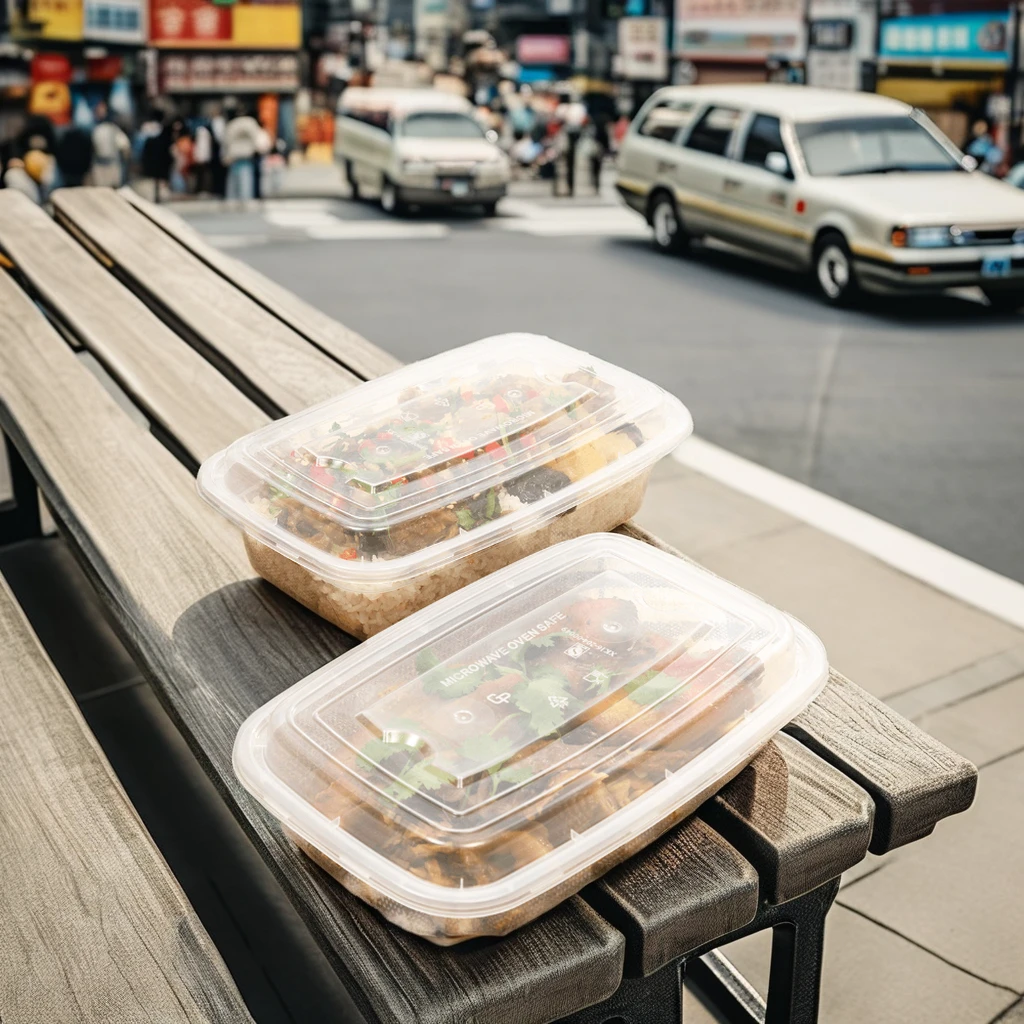 wholesale 1000ML Eco-Friendly Disposable Bento Lunch Box Take-Away Food Container Storage Boxes Packed in Carton