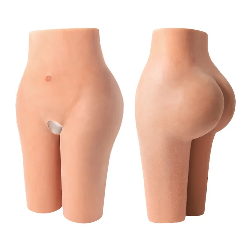 Plus Size shaper underwear Artificial bum bum silicone panty vagina fake buttocks and hip rubber false buttocks shorts pants