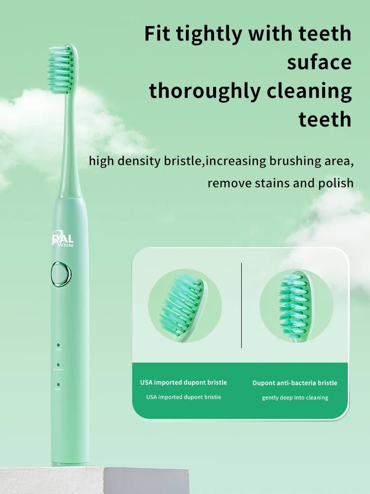 High Quality Wireless Electric Toothbrush Pressure Sensor With Electric Toothbrush Head For Teeth Cleaning Daily Oral Care