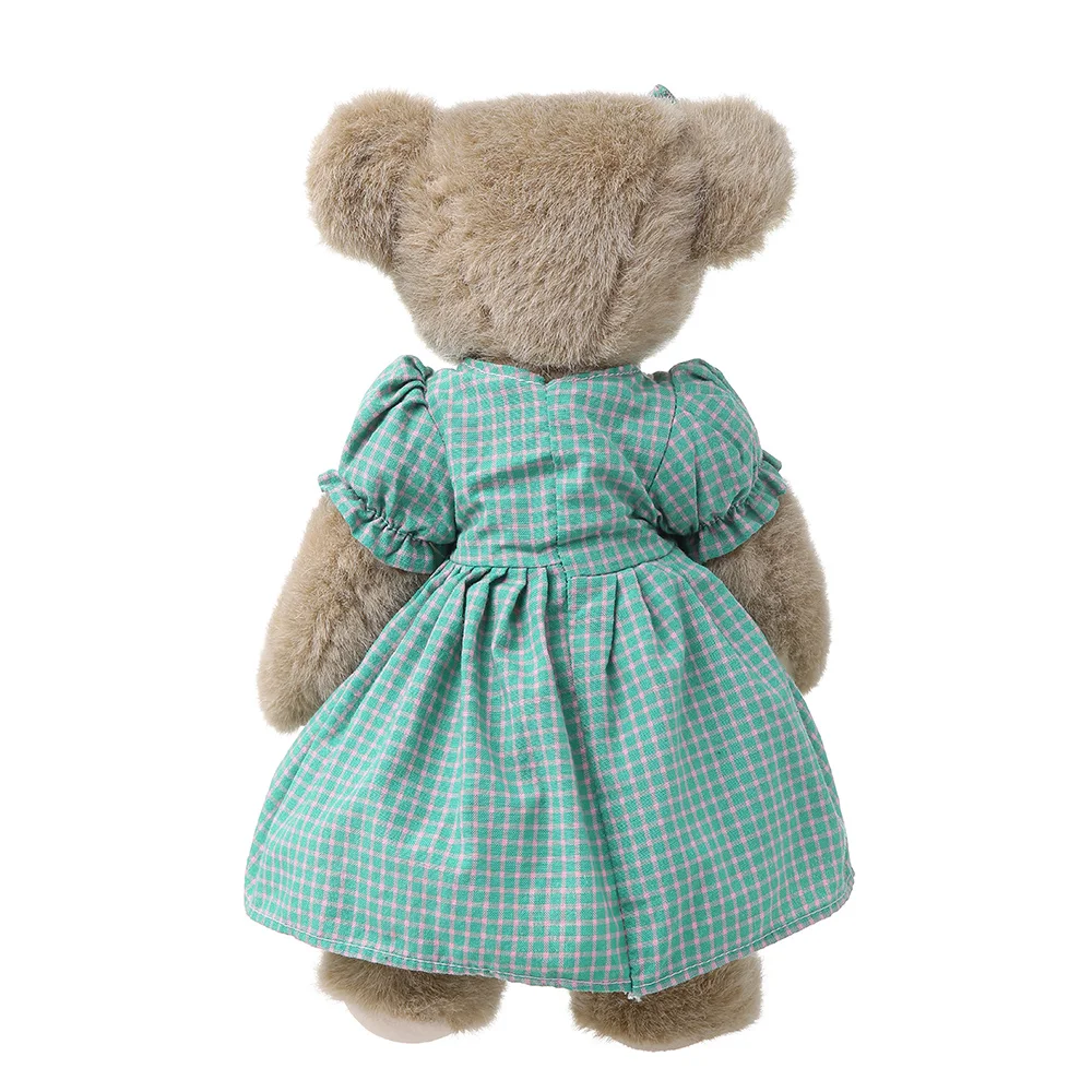 2021 Realistic farbic luxury plush toys teddy bear couple stuffed animals with clothes