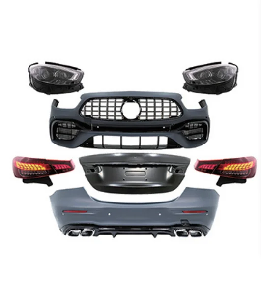 For Mercedes BENZ e-class w213 2016-2019 upgrade facelift e63 amg body kit