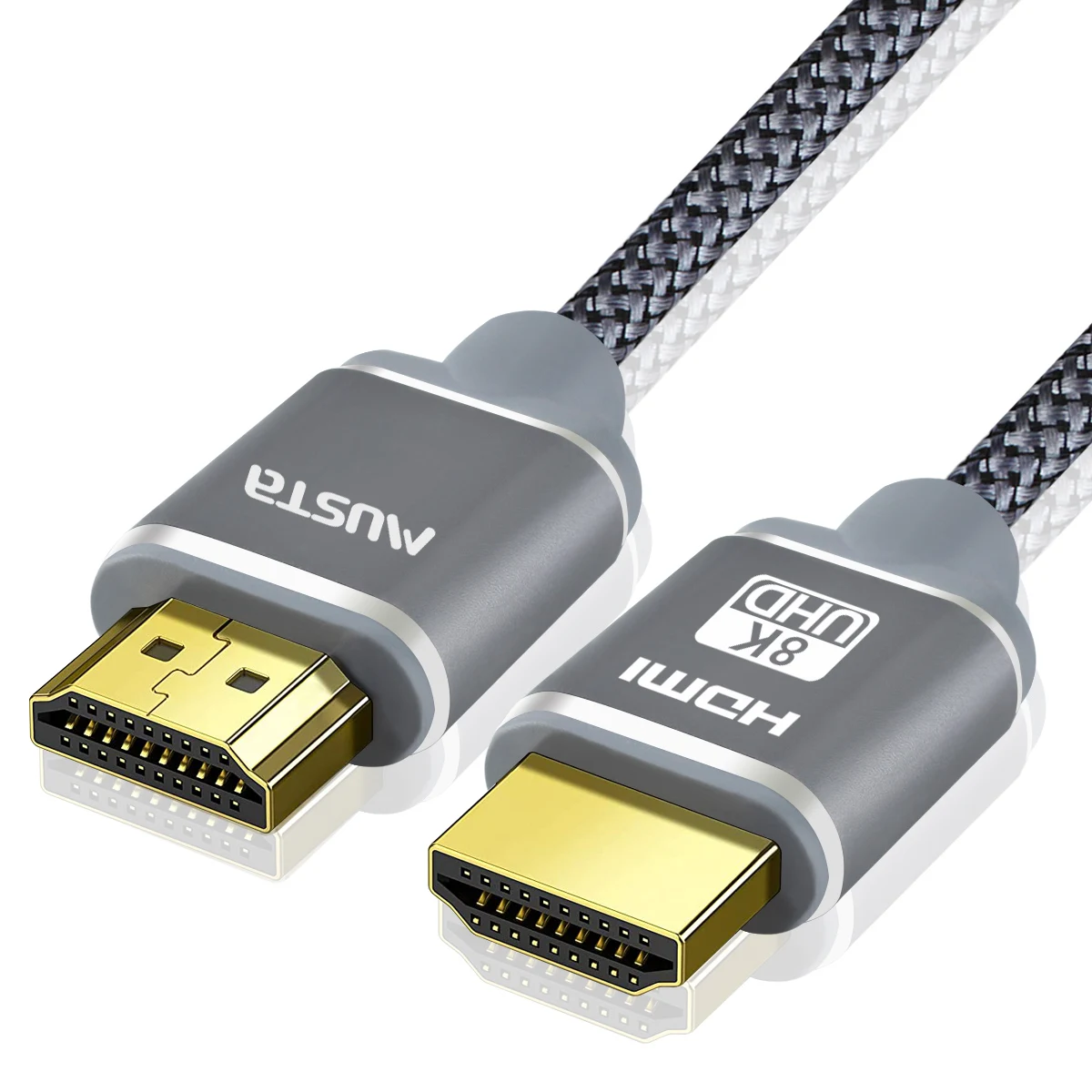 Hdmi cable high speed ultra hd 4k grey long hdmi cable 4k 50ft gold plated hdmi cable 10 20 30 40 50 meters for HDTV