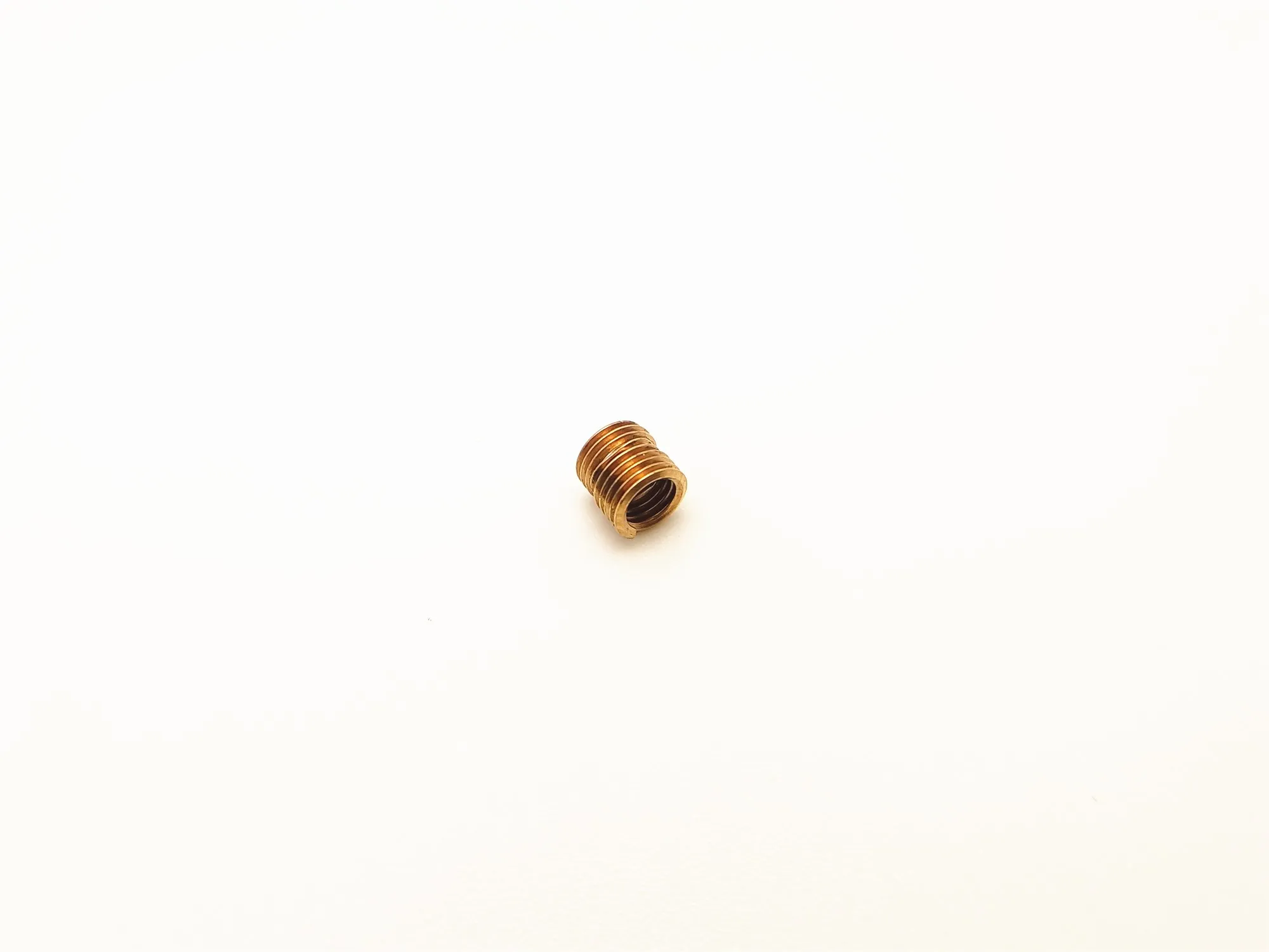 M4*0.7 Phosphor Bronze Wire Thread Insert Non-Magnetic Copper Brace Sheath Made of Steel and Stainless Steel