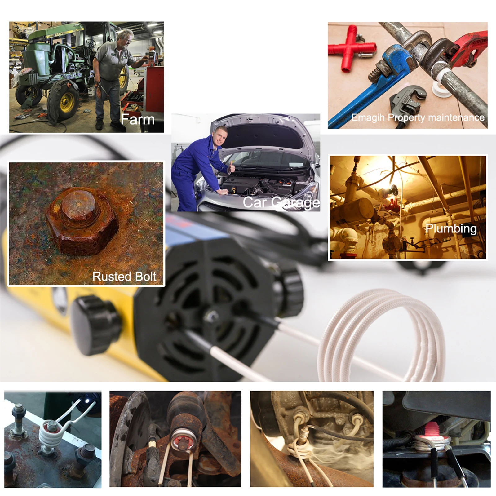 Factory Price Rust screw heater electromagnetic induction heater handheld high frequency induction heater