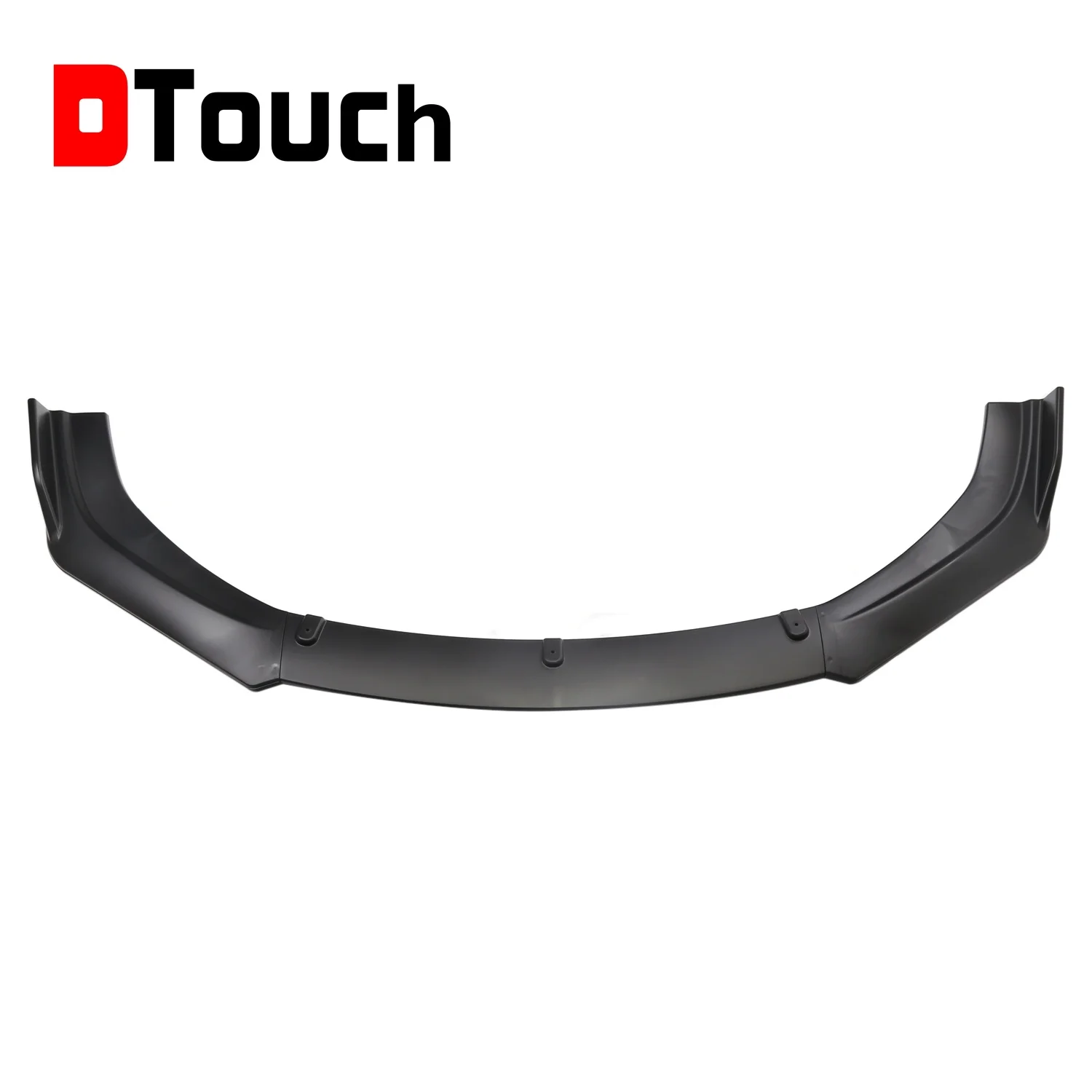 DTOUCH  3PCS  Universal Car Front Bumper Lip Body Kit Matt Black Universal Front Bumper Lip For Sedan Coupe Cars Exterior part