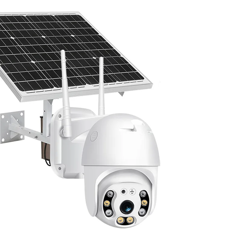 Full-color Night Vision 4g Remote Monitoring Solar 360-degree Surveillance Camera