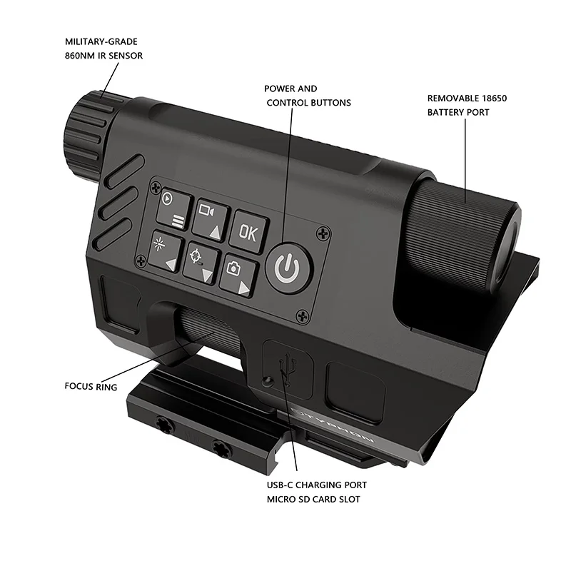 Hikvison Sunglasses Dash Eye Digital Lenses White Price Tube Scopes Quad Wifi Zulus Module Arken Zulus Night Vision Scope