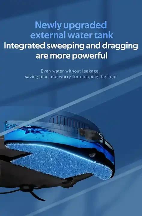 Household intelligent OB8Smax  remote control automatic sweeping mopping robot vacuum cleaner