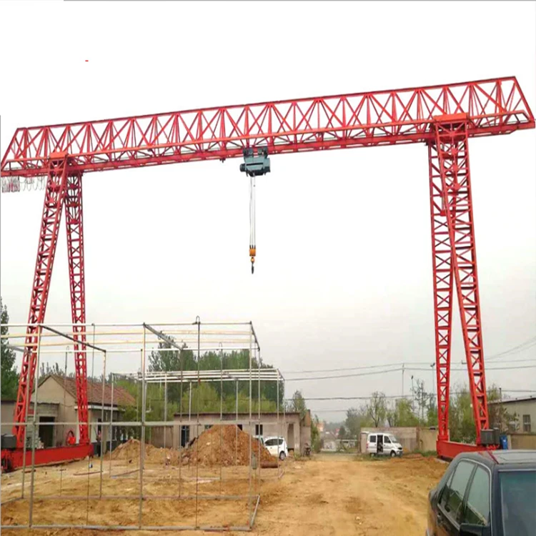 Light Duty MH Truss Type Gantry Crane Mobile Outdoor 20 Ton Single Girder Cantilever Gantry Crane