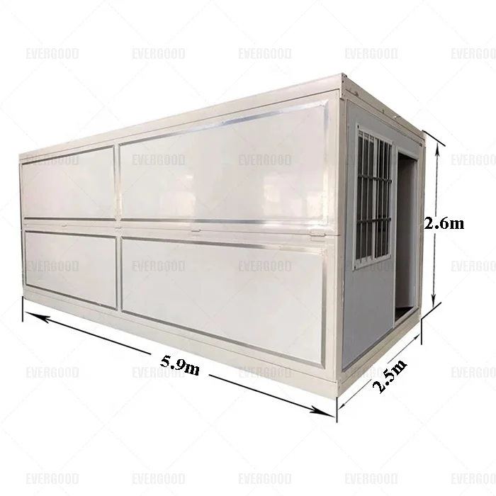 Promotion modular portable kit folding houses steel prefabricated cabins for sale