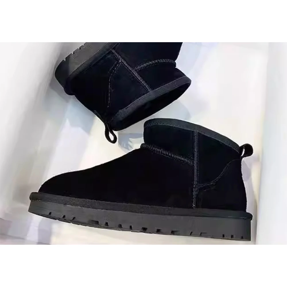 Custom TPR Material Winter Outdoor Adults Comfortable Waterproof Thermal Ladies Snow Short Boots